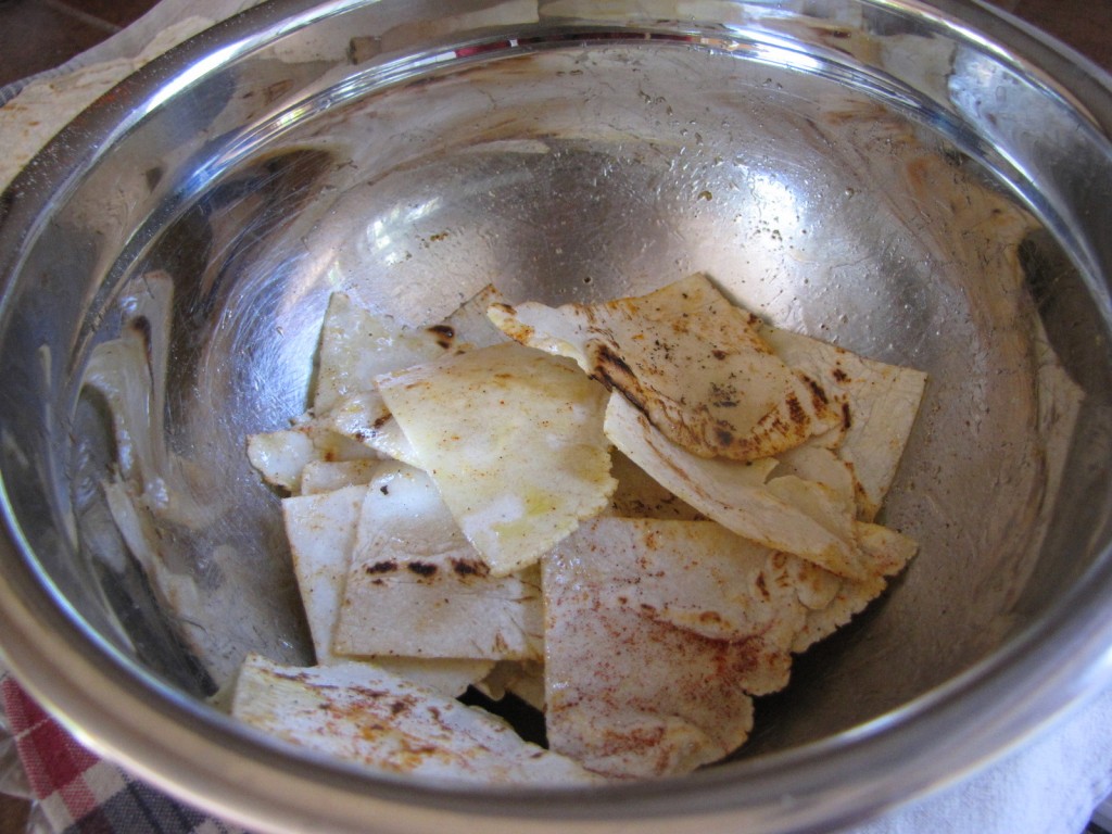 baked tortilla chips