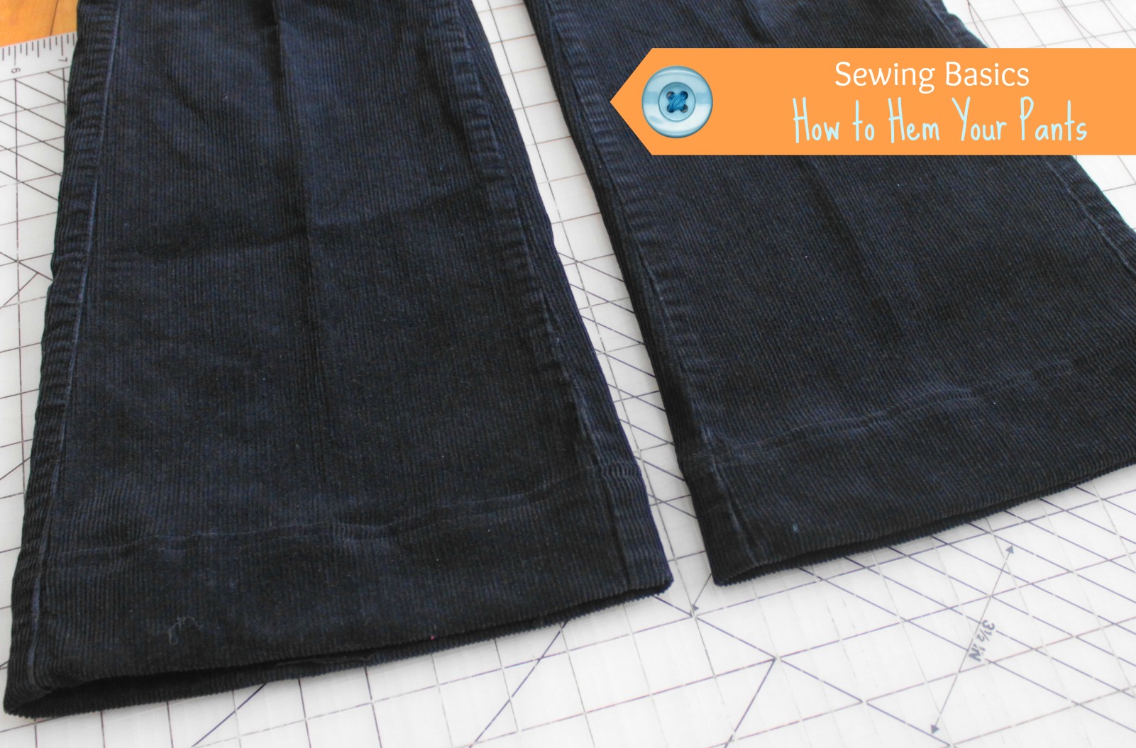 Sewing Basics: How to Hem Pants - Artisan in the Woods