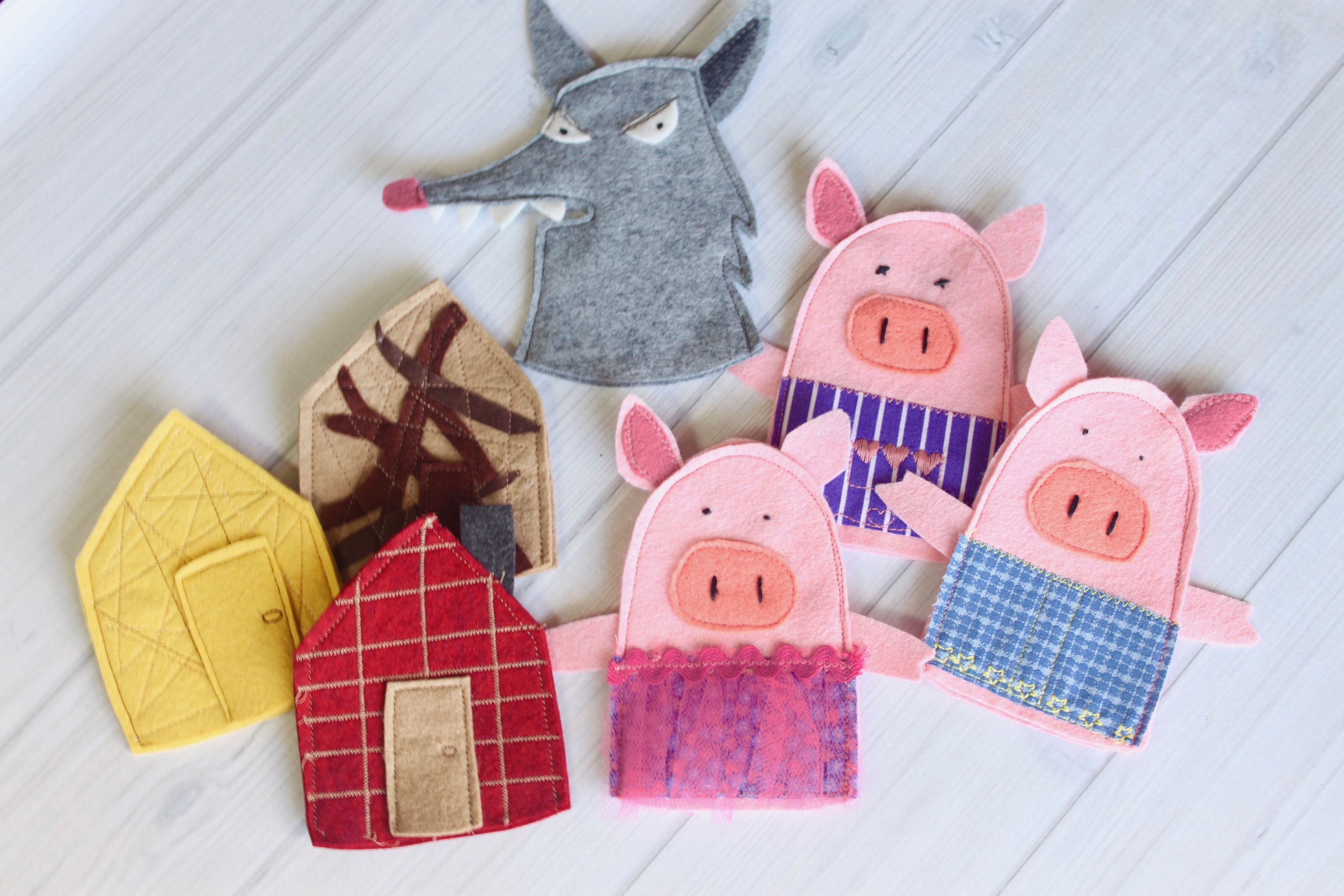finger puppet pig