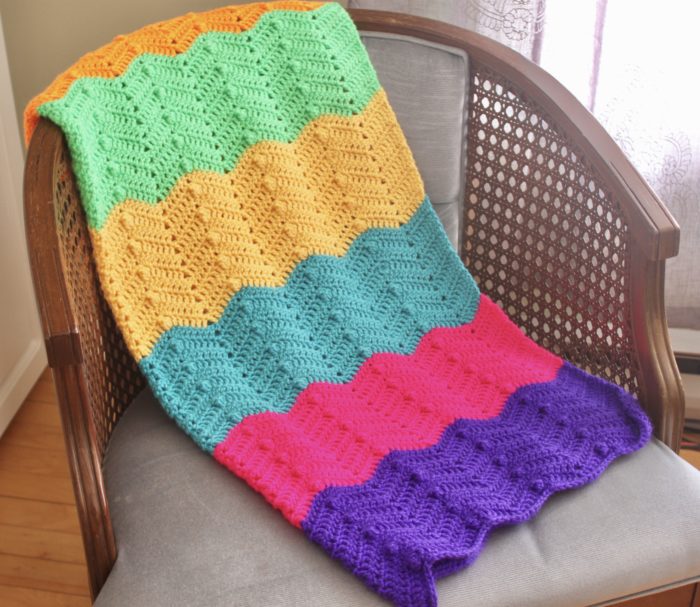 Full size blanket top crochet pattern